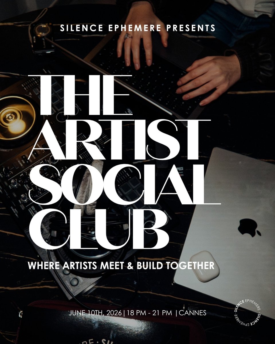 Silenceephemere's tweet photo. No one makes it alone.

We're launching The Artist Social Club — the first afterwork for musical artists on the French Riviera 🎧

10 selected artists - Free
Mixing sessions.
Production groups.
Problem-solving.

Want in ? https://t.co/DYAcP4NI6a https://t.co/HxnDxLx3az