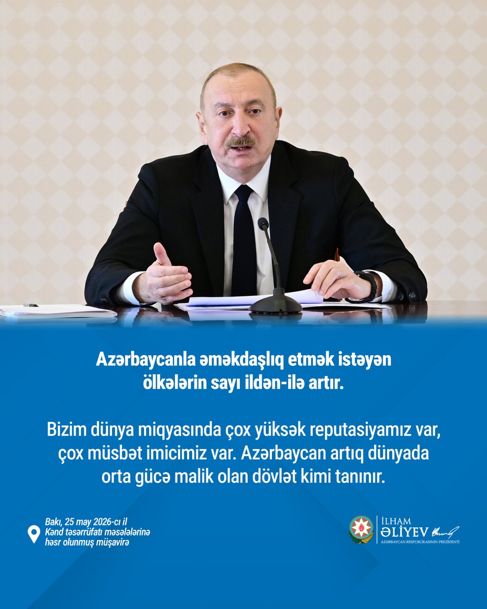 İlham Əliyev tweet media