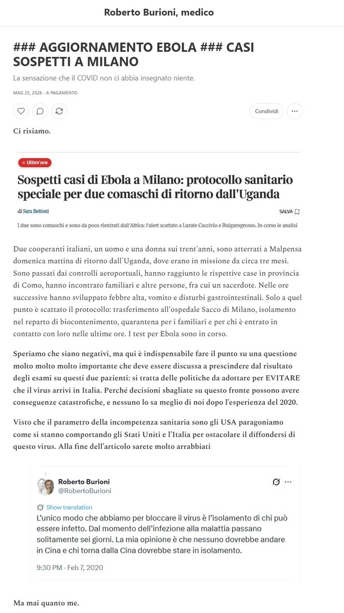 Roberto Burioni tweet media