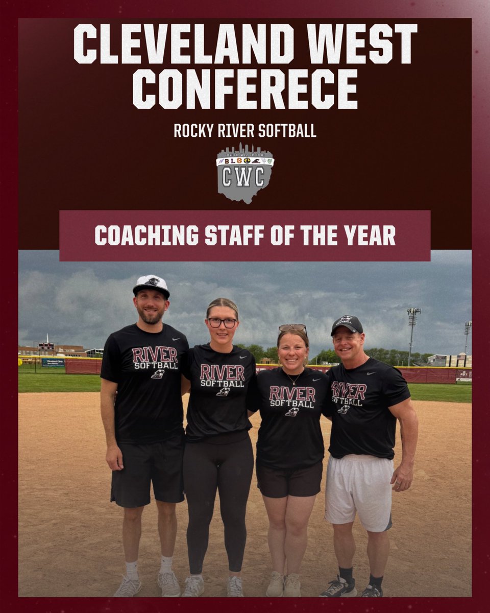 CoachHammondRR's tweet photo. Congratulations to our coaching staff for being selected the Cleveland West Conference Coaching Staff of the Year! https://t.co/O9Za4vaJLf