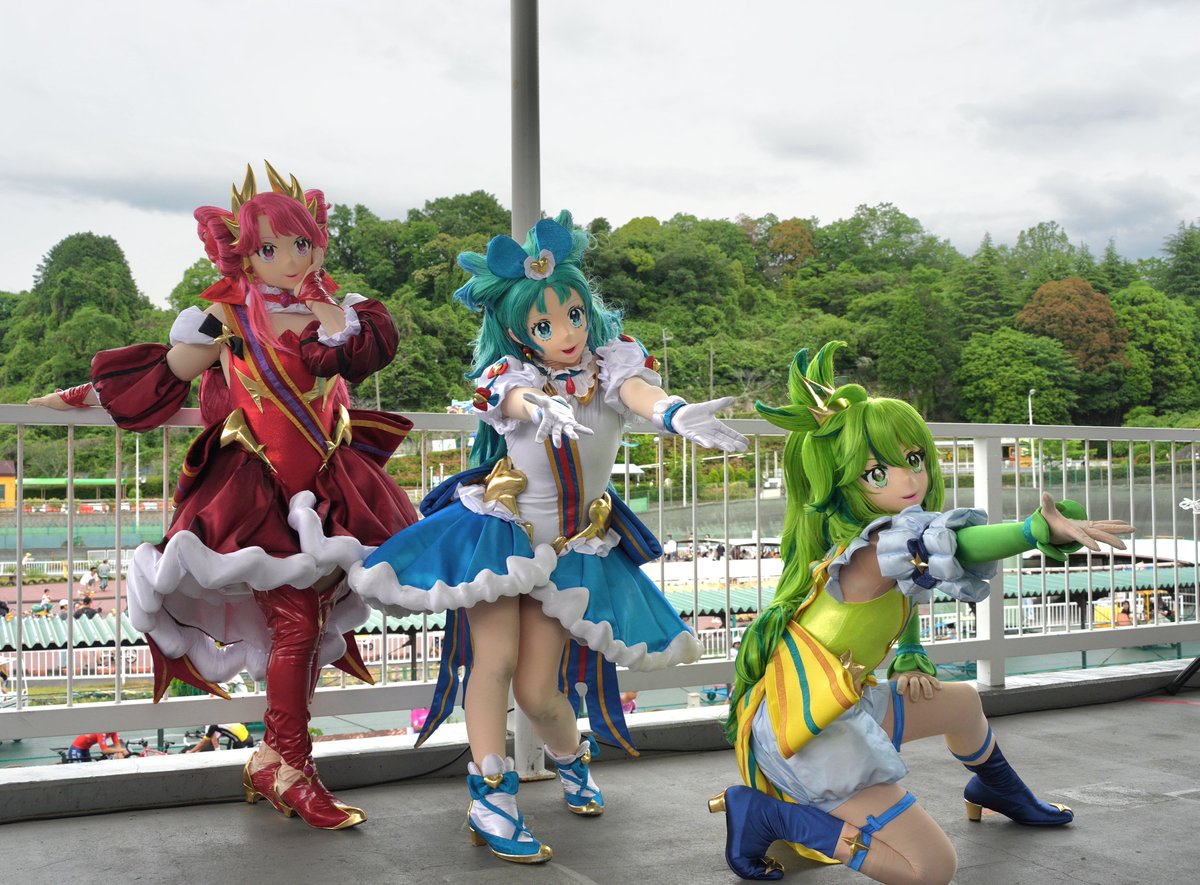 Log_elec's tweet photo. 2026/05/24 PM
撮影会
#プリオケ #関西サイクル #着ぐるみ https://t.co/vEGMWnYnNv