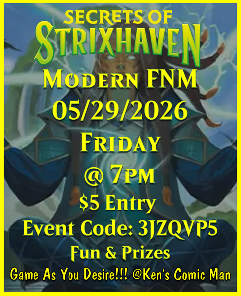 kenscomicman's tweet photo. #event #mtg #FNM #ModernFNM https://t.co/vPr3ScTYHX