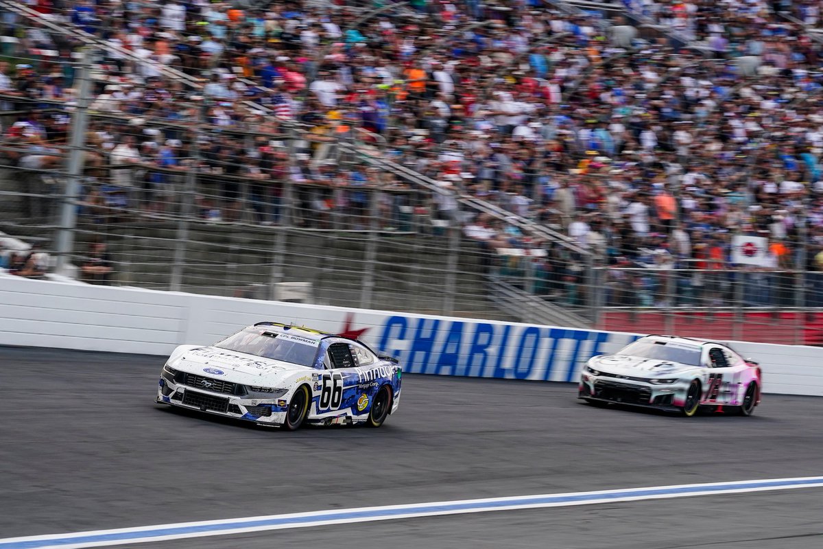 Heartbreaker at the Coca-Cola 600. A fire late in the race ended