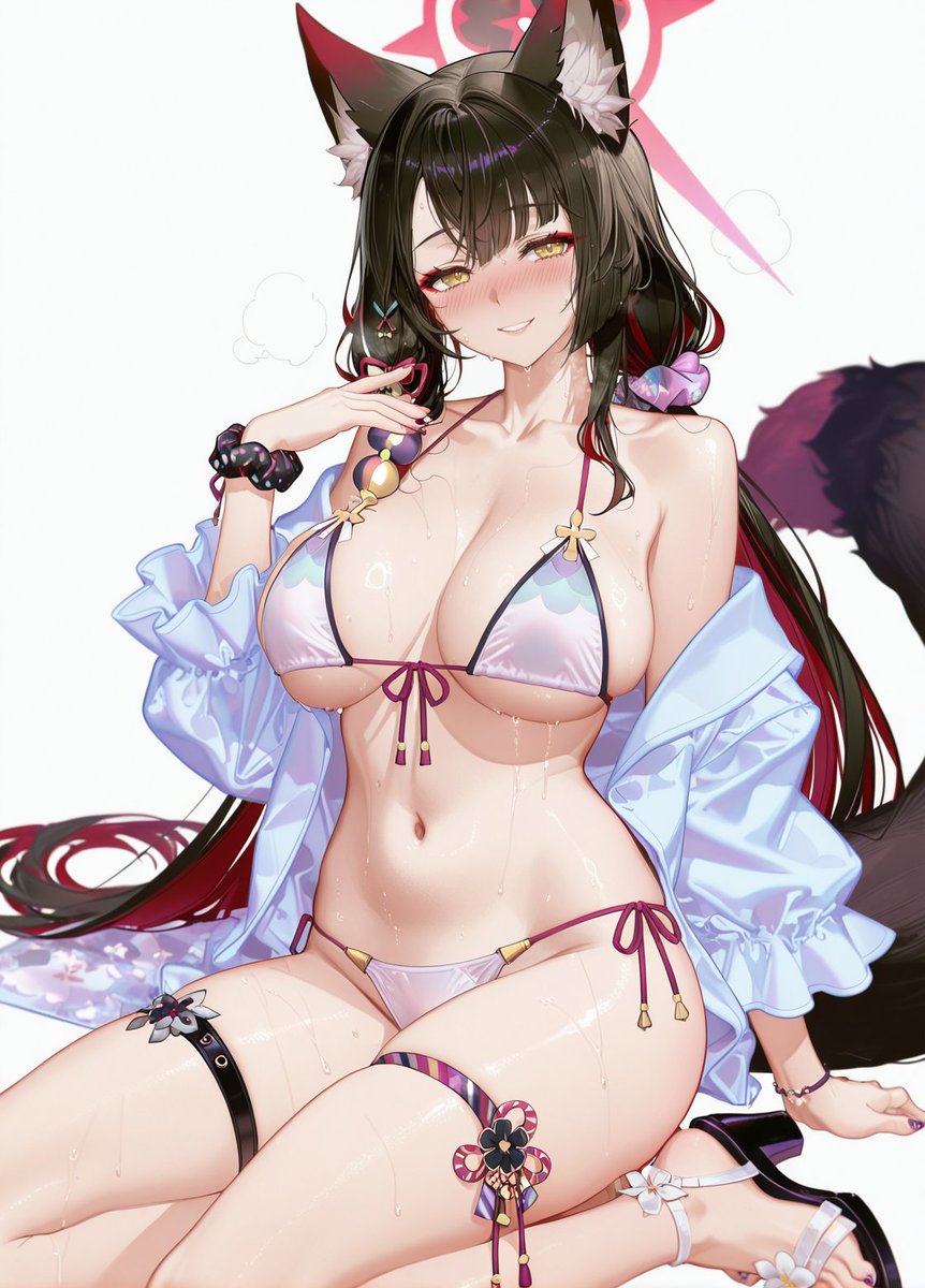 Cromwell_sin's tweet photo. #ブルアカ #BlueArchive #Aiart️ #ブルーアーカイブ #블루아카이브 #蔚蓝档案 #狐坂ワカモ https://t.co/HsEhNm0vHT