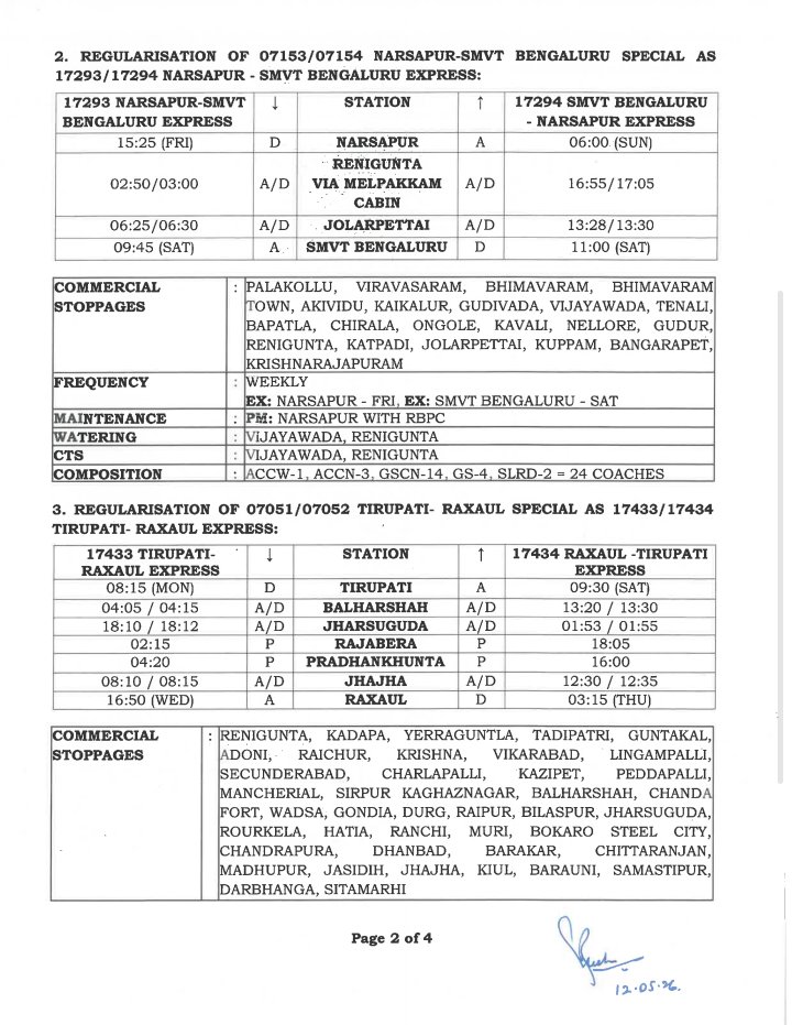 Andhra Railway Forum tweet media