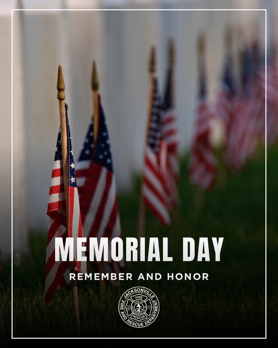 THEJFRD's tweet photo. Today, we honor and remember the brave men and women who gave their lives in service to our country. Their sacrifice, courage, and commitment to protecting others will never be forgotten.

As we gather with family and friends this Memorial Day, we encourage everyone to take a moment to reflect on those who made the ultimate sacrifice for the freedoms we enjoy each day.

Today, and every day, we honor those who never made it home.