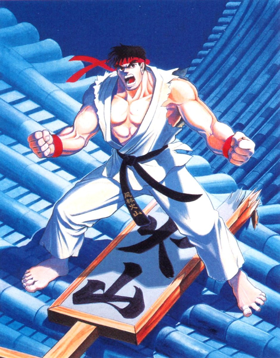 DrumMetrika's tweet photo. @SuperSisi This is beautiful 🥰 I remember I had this Ryu picture. The art was simply amazing. I would to have those video game magazines again... 😔💖 https://t.co/qzIJEkyPei