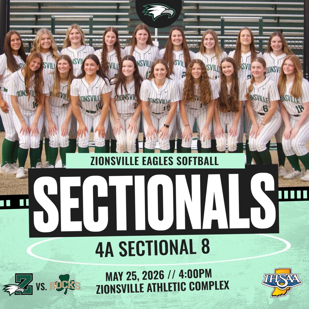 ZCHSSoftball's tweet photo. Sectional time! Let’s go!! 🥎🦅💚 https://t.co/Lkdo1zBOQ4
