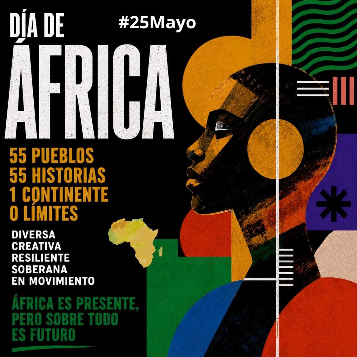 CIMBurkina's tweet photo. 25M: Día de África. Hoy celebramos la diversidad, la memoria y la fuerza de un continente. 55 países e infinidad de identidades que avanzan con voz propia.
Nos sumamos a esta jornada desde el respeto absoluto a sus soberanías e idiosincrasias. ✊🏾🤎 https://t.co/pH9gKDjbP4