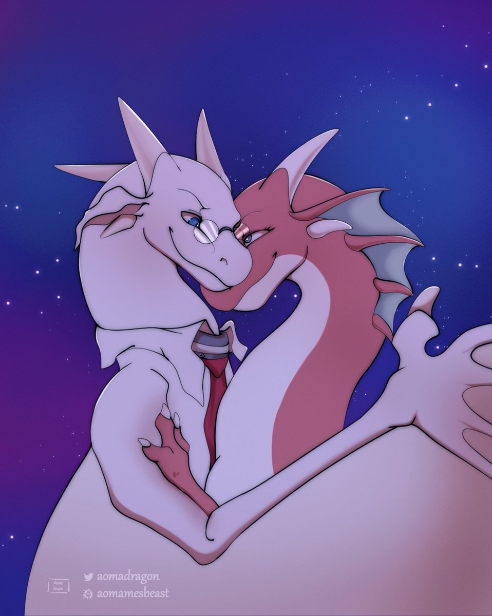 aomadragon's tweet photo. Remy and Amelia
Commission for @ScalyLibrarian
#AWSW #AngelsWithScalyWings https://t.co/tET7tBSwqc