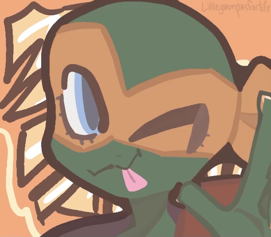 Lilgrampas4life's tweet photo. MICHAELANGELO!!! he's one of a kind! 

#tmnt #rottmnt #Michaelangelo #mikey #howdoitagtmntposts #fyp https://t.co/tp2RAU3AvU