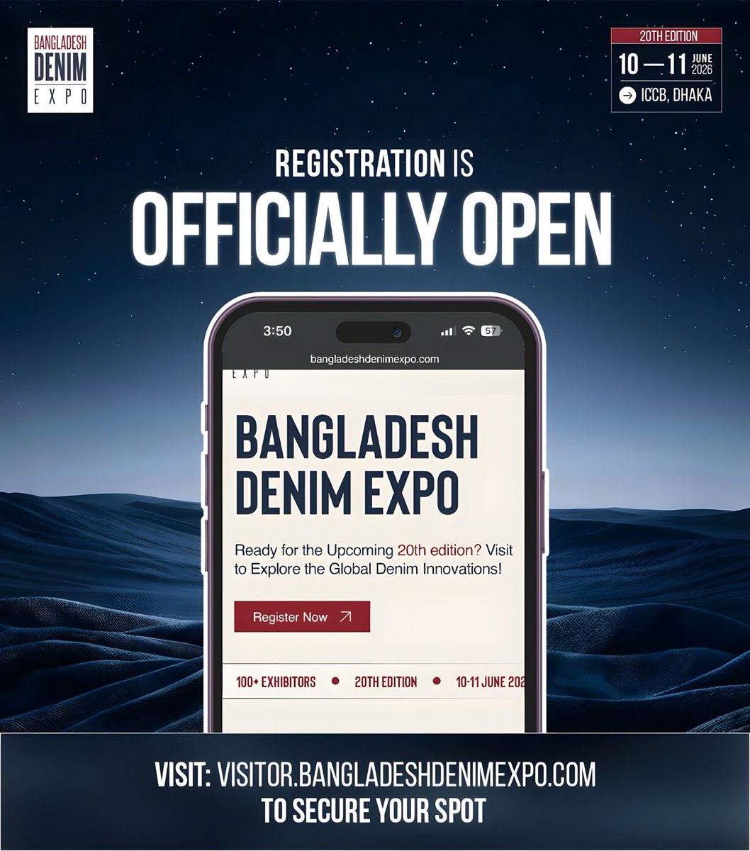 Bangladesh Denim Expo tweet media