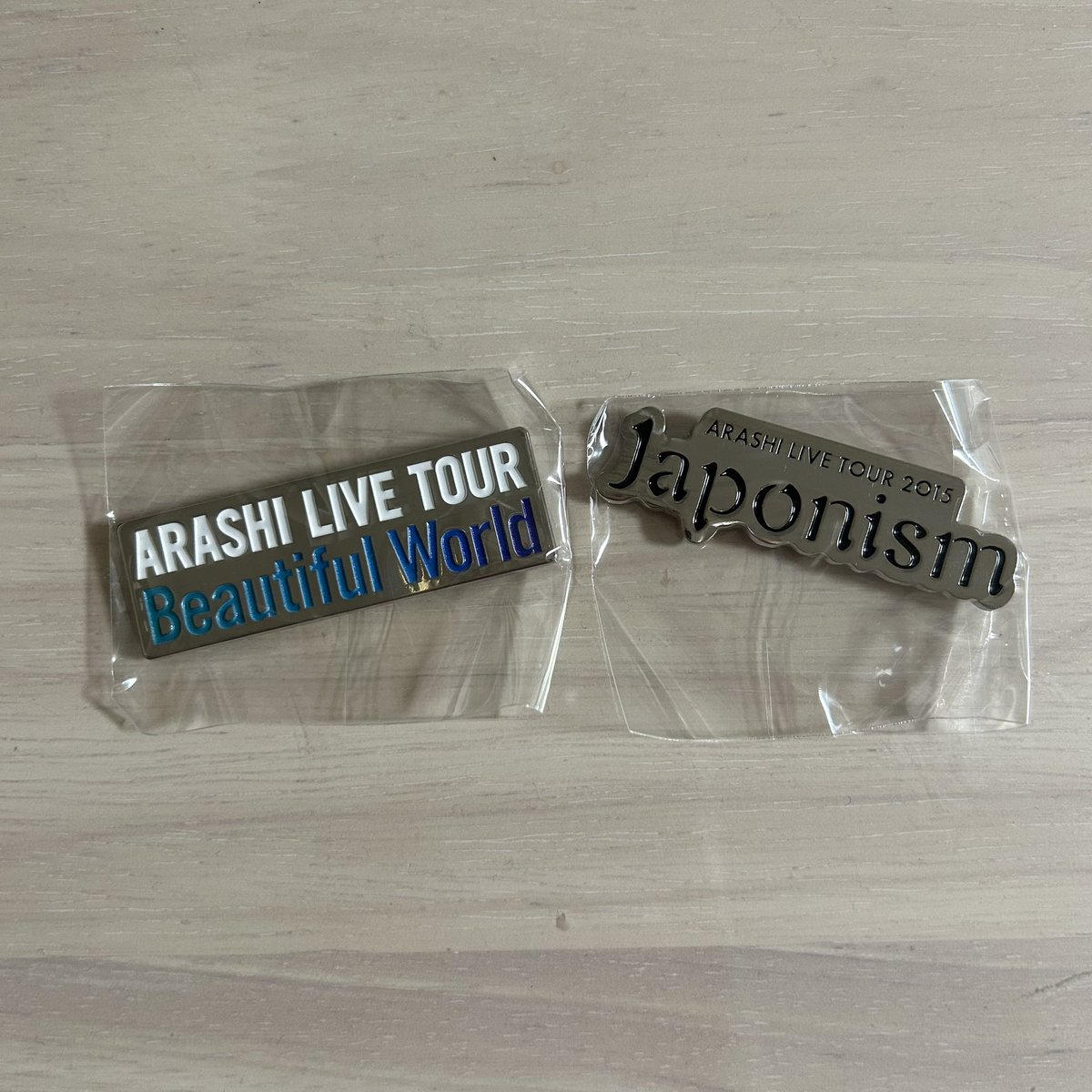 1 嵐 カプセル DE ARASHI 歴代ツアー ロゴ マグネット ガチャ 交換 譲
