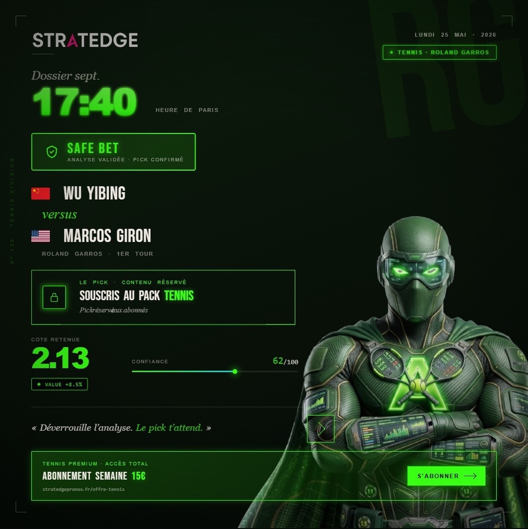 StratEdge Pronos 🔞 tweet media
