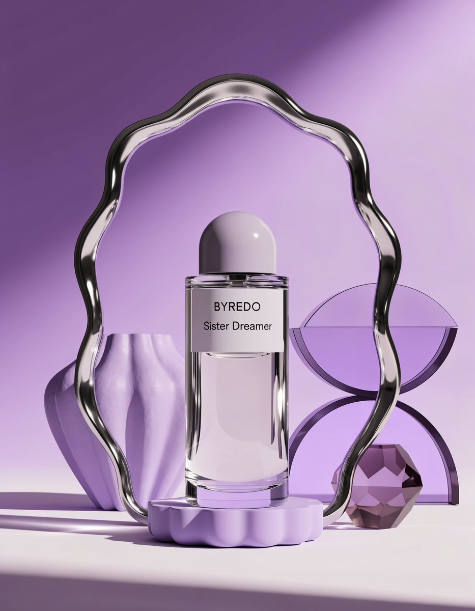 Surrendertochan's tweet photo. Still life with a Los Angeles memory.

Byredo's Sister Dreamer sits at the center of a lilac world we built around it. Soft sculptural shapes, pastel monochrome, everything tuned to the same quiet frequency. Rose and freesia caught somewhere between a late afternoon and a dream you almost remember.

This one is limited edition. It was always more art object than anything else, and we wanted to photograph it that way.

Available to explore in sample size, because some things deserve to be experienced before they disappear.