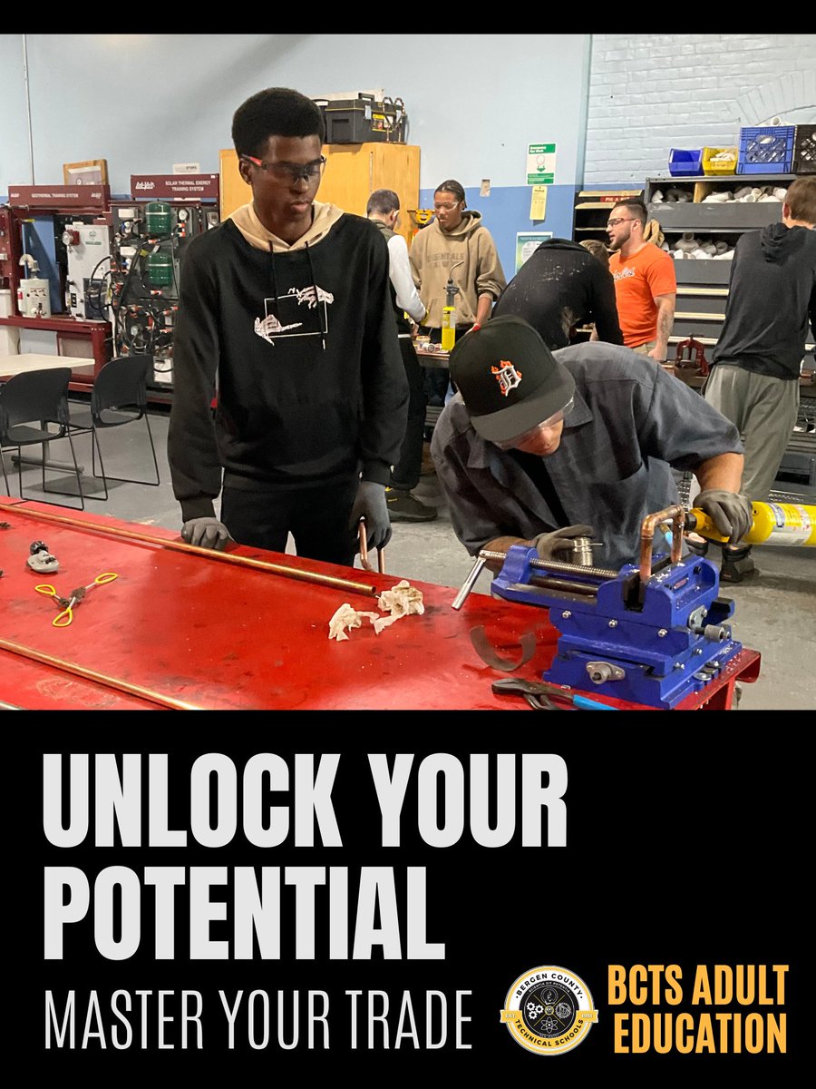 BCTSAdultEd's tweet photo. CTE PREPARES THE WORKFORCE ACROSS A WIDE RANGE OF INDUSTRIES AND OCCUPATIONS.

Information Sessions are hosted every Wednesday at 1:00 PM 
190 Hackensack Ave. 
Hackensack, NJ 07601

Contact us:
(201) 343-6000 ext. 5503 -2288 https://t.co/hbotdN2sdS