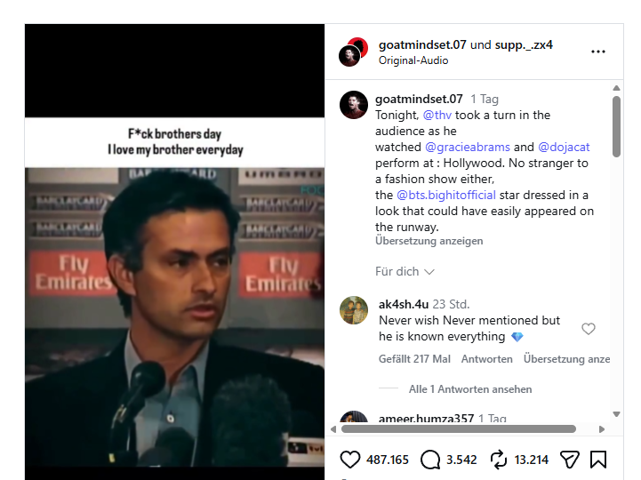 Busrry's tweet photo. There is this post that was posted yesterday and got 500k likes already with this description

https://t.co/B0QbafComi https://t.co/cJu9GWOXfB