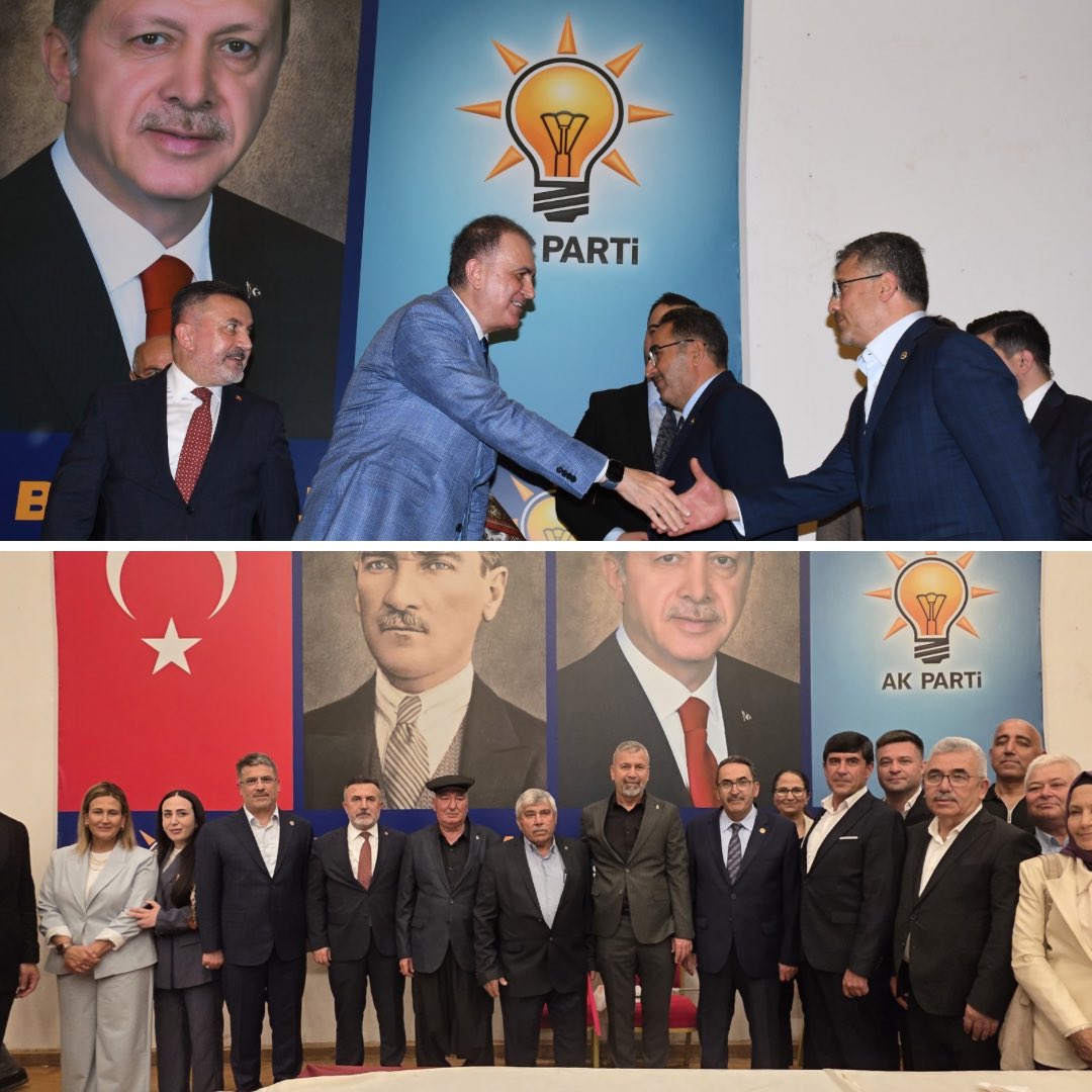 farukaytek's tweet photo. ❝AK Parti teşkilatları; aynı davada birleşen, aynı hedefte kenetlenen, aynı yürekte buluşan bir kardeşlik hareketidir.❞

Genel Başkan Yardımcımız ve Parti Sözcümüz Sayın Ömer Çelik, Milletvekilimiz Sayın Abdullah Doğru, İl Başkanımız Sayın Tamer Dağlı ve kıymetli teşkilatımızın katılımıyla İl Danışma Meclisi Toplantımızı ve Bayramlaşma törenimizi gerçekleştirdik.

Kardeşlik iklimiyle kenetlenen teşkilatlarımızla; Türkiye Yüzyılı hedeflerimize kararlılıkla yürümeye devam edeceğiz.

📍Adana
