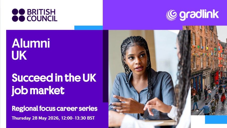ngBritish's tweet photo. Did you study with a UK university and want to break into the UK job market? Join this free webinar to gain practical insights into what employers look for in international candidates.

📅 28 May 2026 | ⏰ 12:00–13:00 BST 
Register here: https://t.co/5icjcamkb5 
#UKCareers https://t.co/pVRpZZLul0