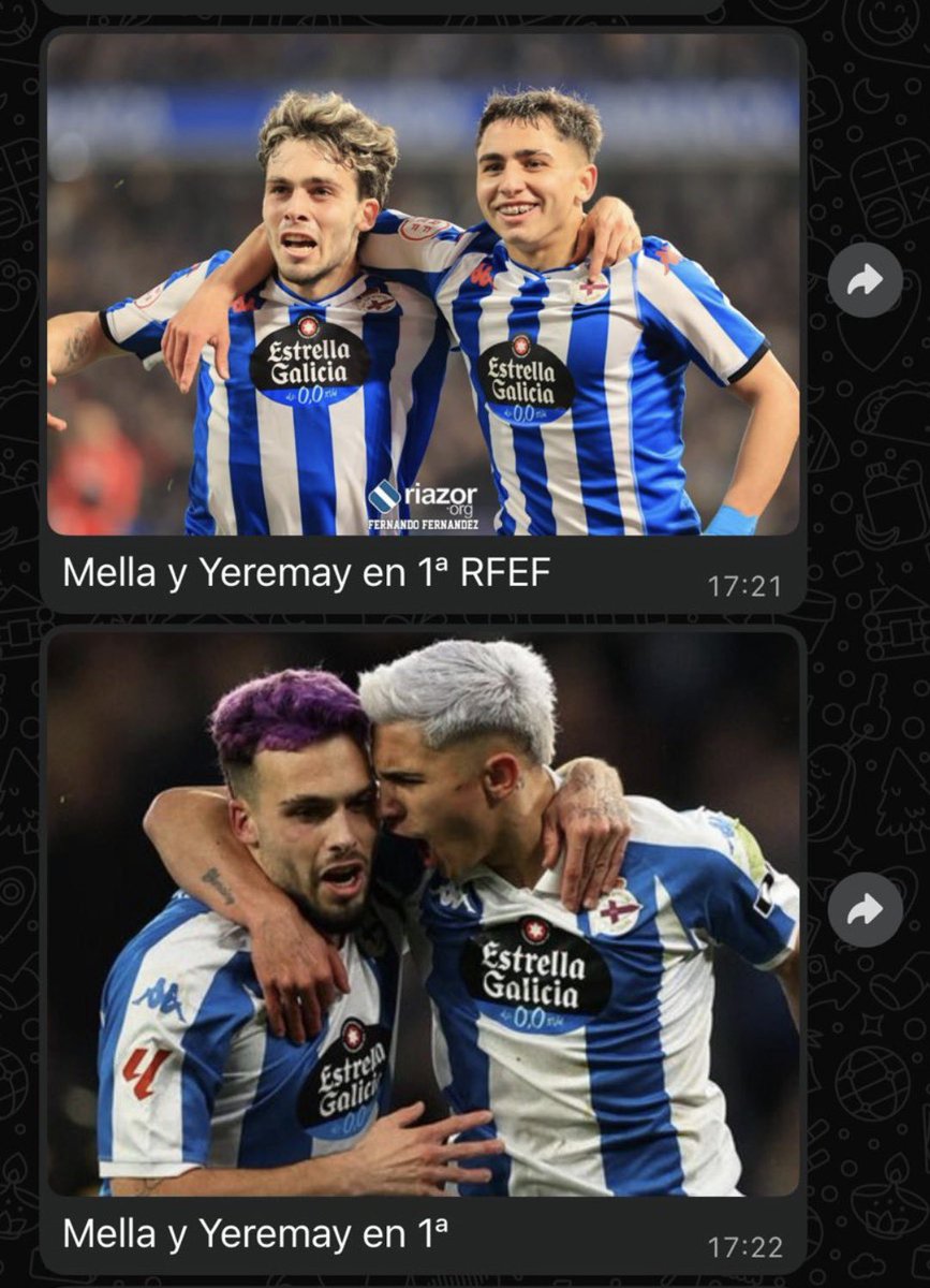 GanoElCelta's tweet photo. Me envían esto por WhatsApp y alguna lagrimilla se me ha escapado.

Son nuestro presente.
Son nuestro futuro.
Mella, Yeremay: GRACIAS. https://t.co/xQZIrDnuqs