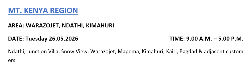 Kenya Power tweet media