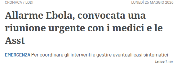 AlexDanzi's tweet photo. Poteva mancare l'Ebola dopo l'Hantavirus. 
Certo che no. O tutto o niente. https://t.co/mtQIJcytNF