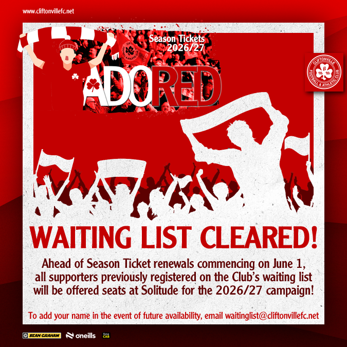 Cliftonville FC tweet media
