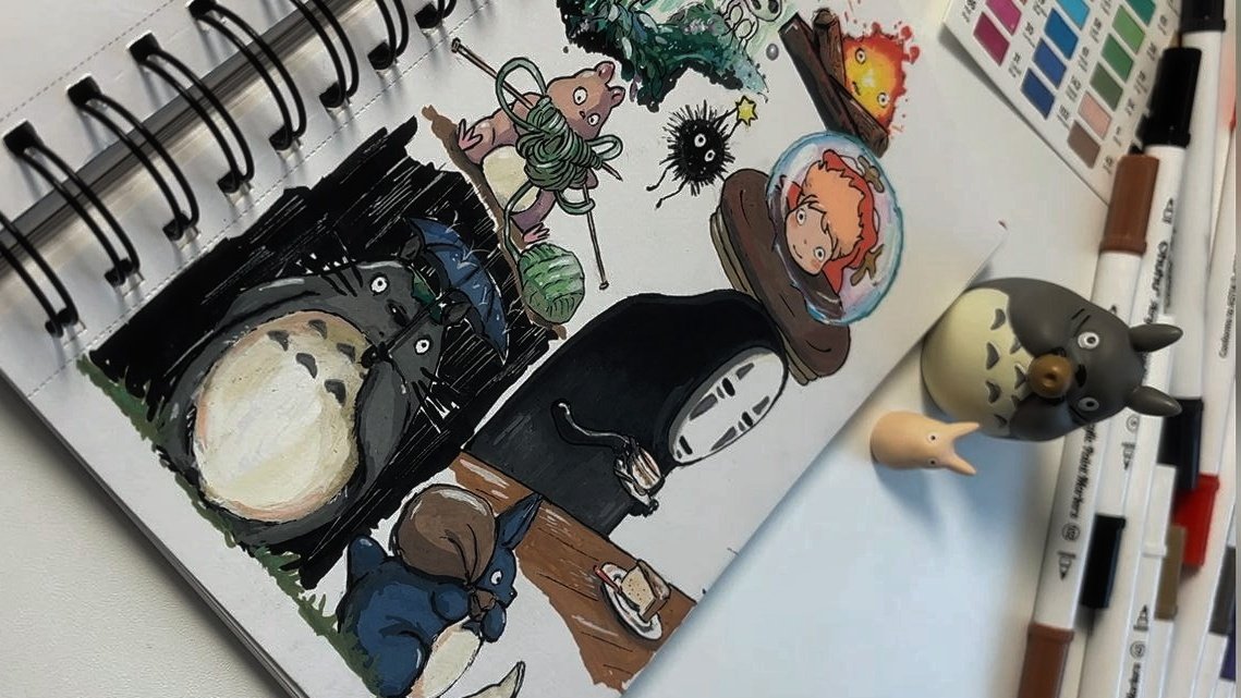 ivrrszn's tweet photo. ㅤㅤ
ㅤㅤ
❕ivrrszn’s update ִ ࣪𖤐
ㅤ
⋆ had a crazy weekend (and monday, lol), but I can finally breathe now! time for some ghibli movies and root beer 🍿 fun fact: ghibli characters are some of my faves to draw. don’t forget to rest, everyone! ⋆
ㅤ
ㅤㅤ https://t.co/0vqP4bQlls