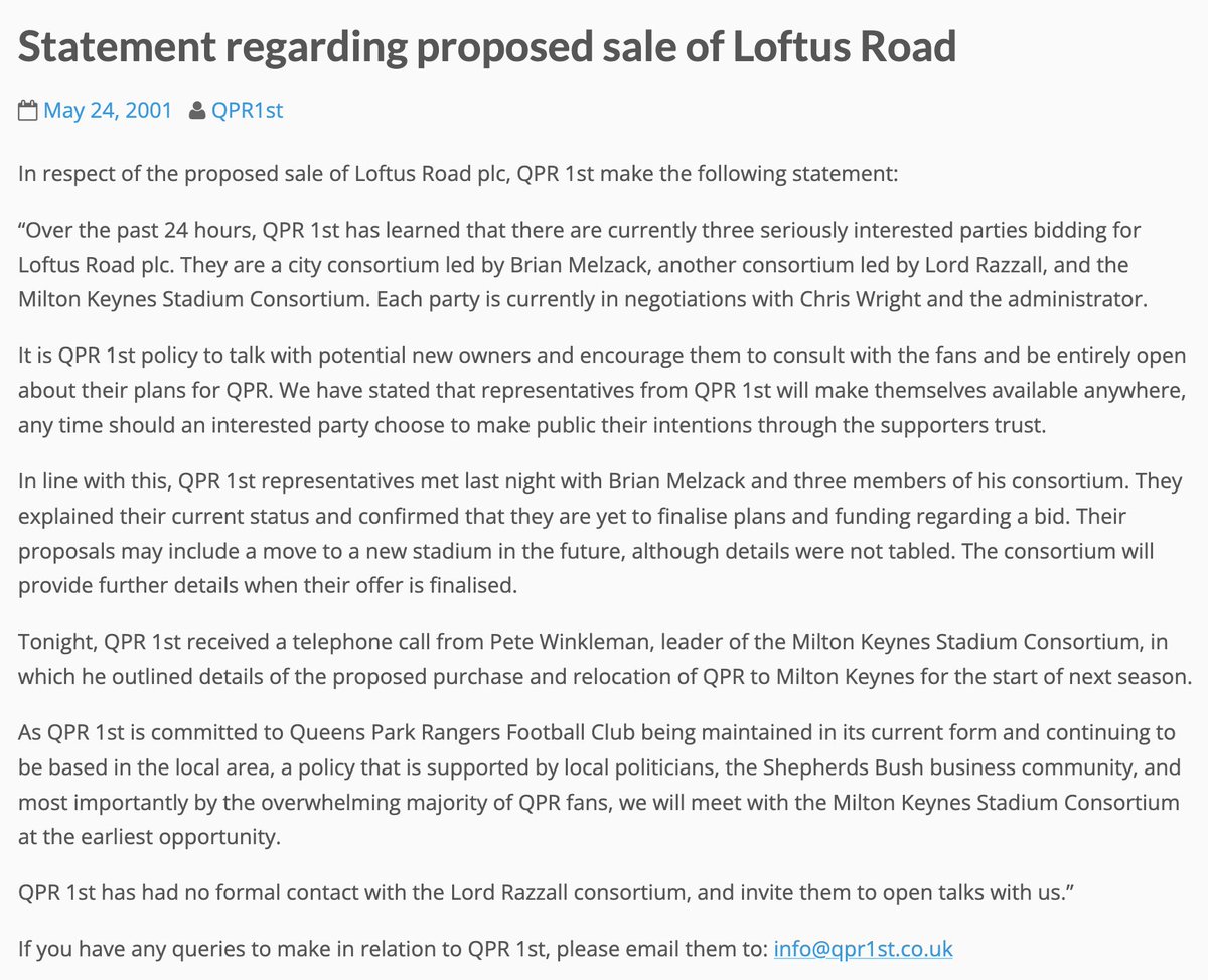 QPR1st tweet picture