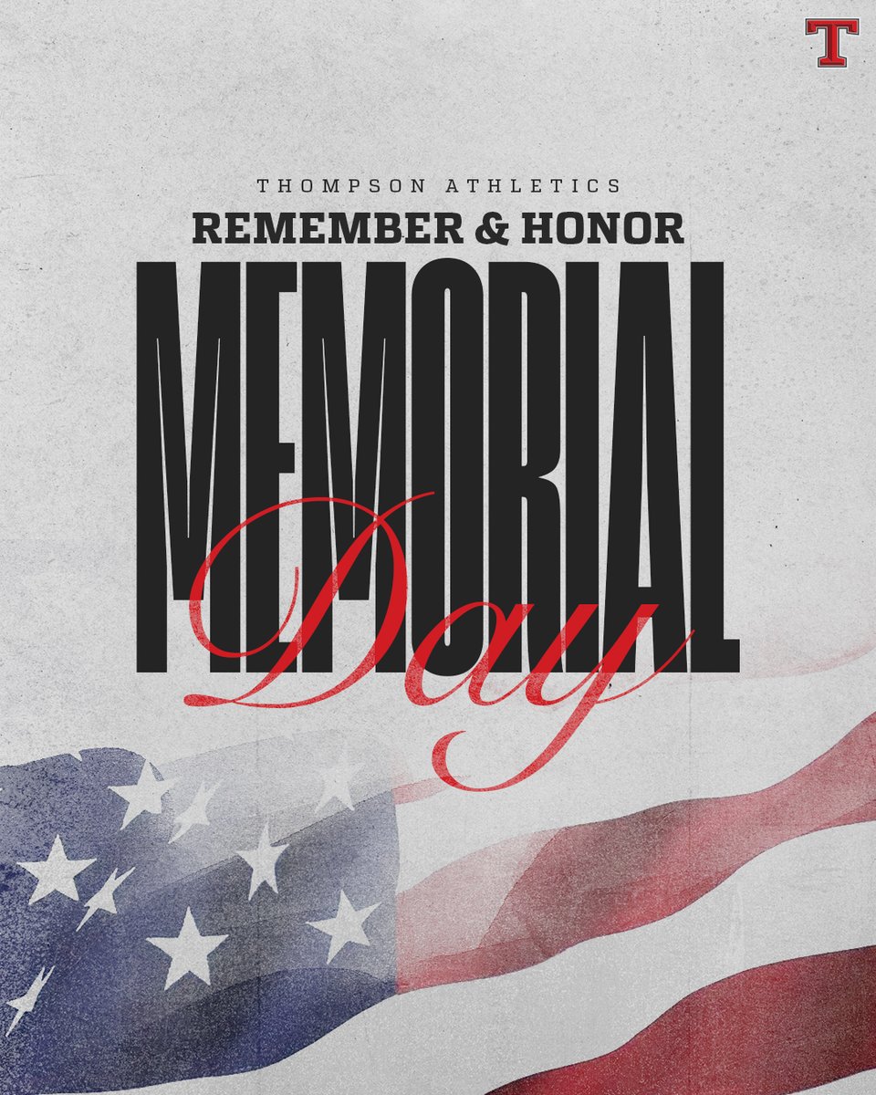athletics_ths's tweet photo. Today we remember the brave men and women who made the ultimate sacrifice. https://t.co/3eEd38QnhF