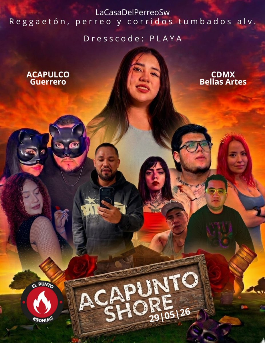 Elpuntocentro's tweet photo. 🗓️ Esta semana llega... 

☀️👙ACAPUNTO SHORE☀️👙
Evento que quedará en la historia de #lacasadelperreoswinger ven y se parte de este episodio. 

🫧🫧FIESTA DE ESPUMA🫧🫧🫧
👙TODOS EN BIKINI &amp; 🩳 👟 
2 PLAYROOMS 
1 GLORYHOLE
+VENTILACION 

📍SEDE: BELLAS ARTES CDMX https://t.co/NNDPyVoemH