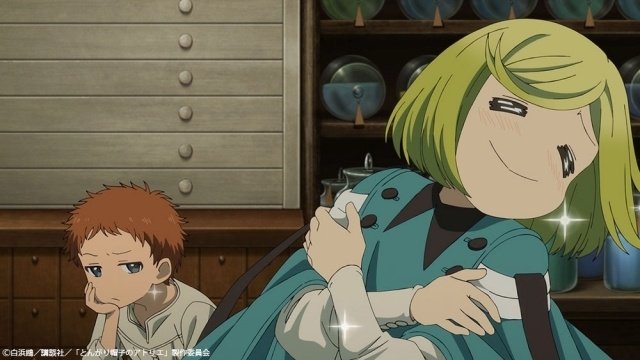 『とんがり帽子のアトリエ』 第8話 魔警団とキーフリーが交錯する瞬間反応画像5