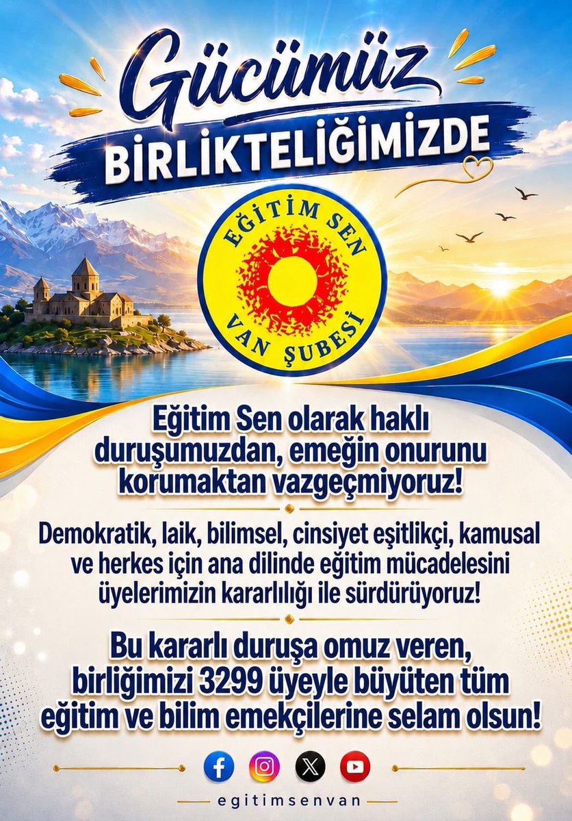 Van Eğitim Sen tweet media