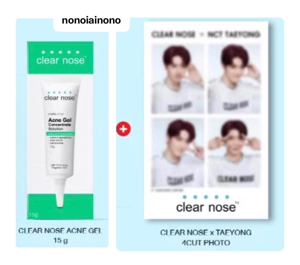 nonoiainono's tweet photo. ถ้าเราได้ LUCKY EVENT ลำดับที่ 1–200 ✨

🌹แจก 4Cut Photo + Clear Nose Acne Gel 1 เซ็ต
🌹นัดรับตาม bts/ ส่งฟรีค่ะ
🌹กติกา: RT สุ่ม

#CLEARNOSExTAEYONG #ClearnoseAmbassador #CLEARNOSE #TAEYONG https://t.co/DVB70C7dov