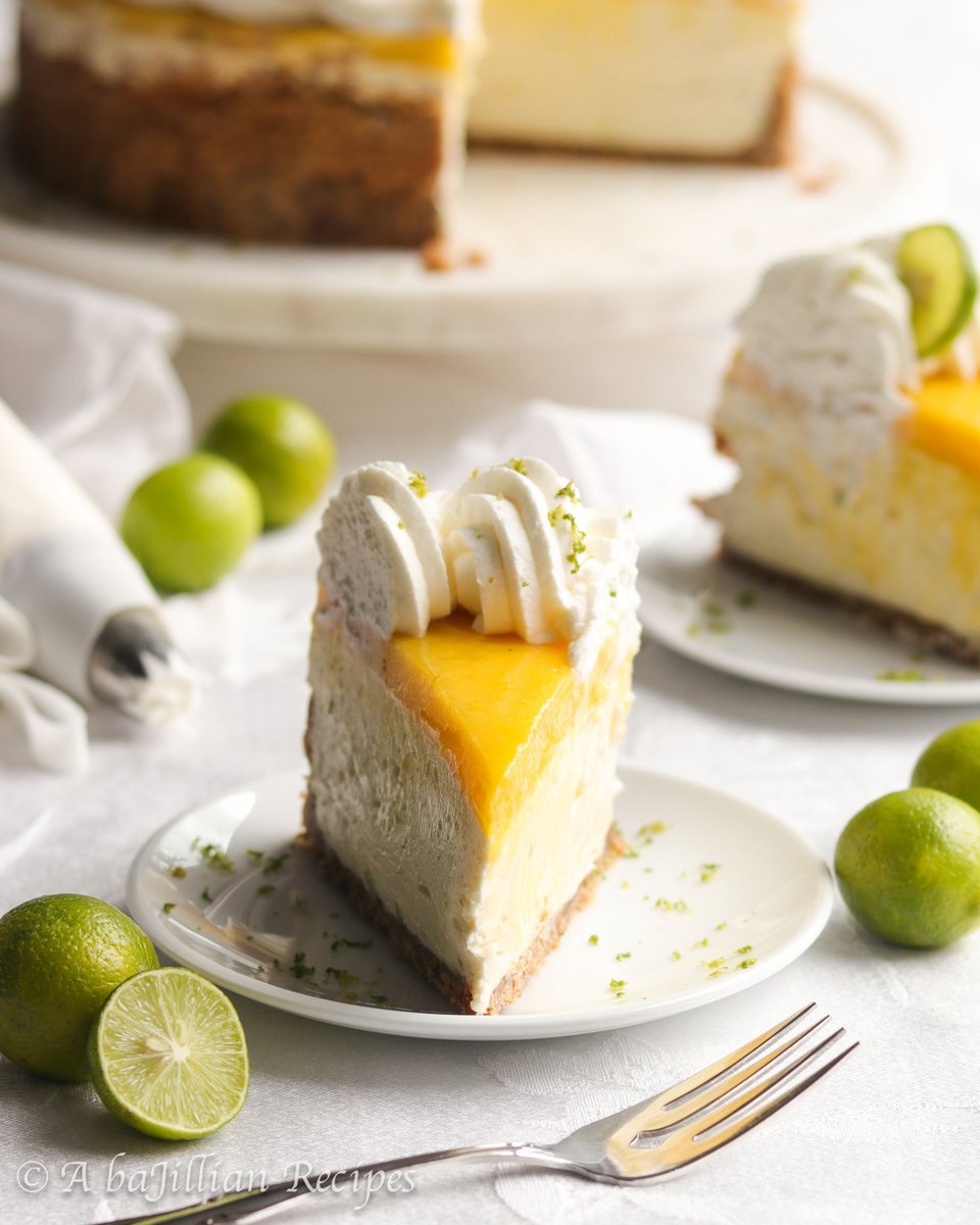 baJillianRecipe's tweet photo. NO BAKE KEY LIME CHEESECAKE - Unbelievably smooth and creamy, this simple no-bake cheesecake contains a crisp graham cracker crust, perfectly tart key lime filling, and lusciously tangy key lime curd! #KeyLimeCheesecake #NoBake RECIPE: https://t.co/ffZnLD93DH https://t.co/3w4GWKuetr