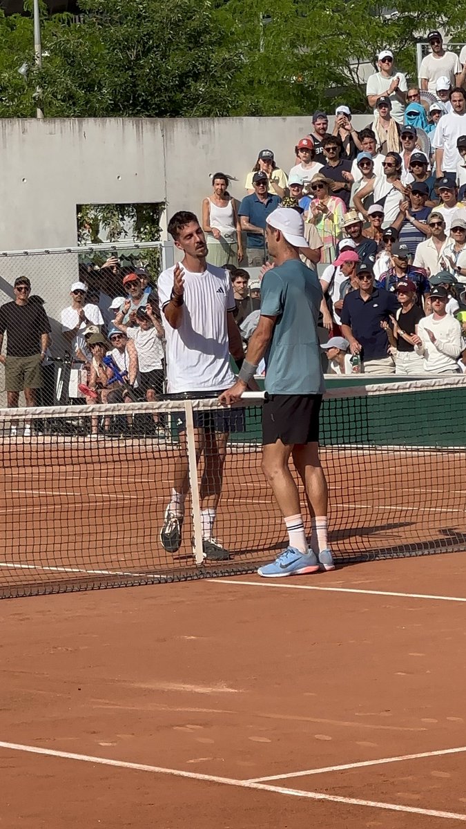 josemorgado's tweet photo. Wow. 

Thanasi Kokkinakis, playing just his 4th match of the year, comes back from 2-5 and 3-5 0-30* in the 5th set to beat Terrence Atmane 6-7, 6-2, 4-6, 6-3, 7-5 and reach the 2nd round at #RolandGarros. 

4 hours, 18 minutes 

First Major match and win since AusOpen 2025 https://t.co/P17mlnidUB