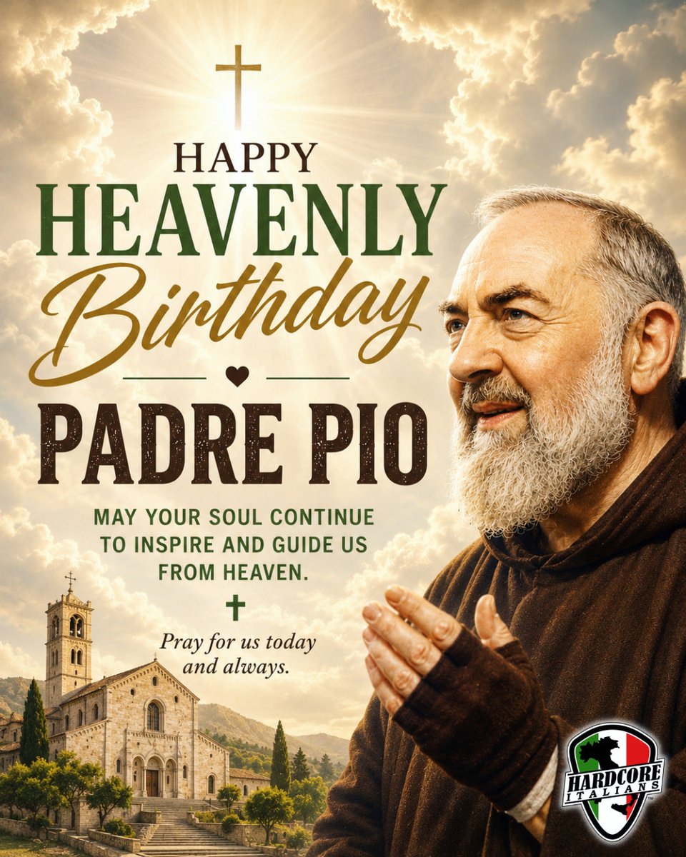 Today we remember and celebrate the life of Padre Pio on his