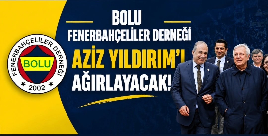 fahrix's tweet photo. Bolu Fenerbahçeliler Derneği, Aziz Yıldırım’ı Ağırlayacak @FBBOLU_14
@FBBOLU1 @SELCUKZORLU1 

https://t.co/qU6SMKJ7HC https://t.co/6LCduTuL2O