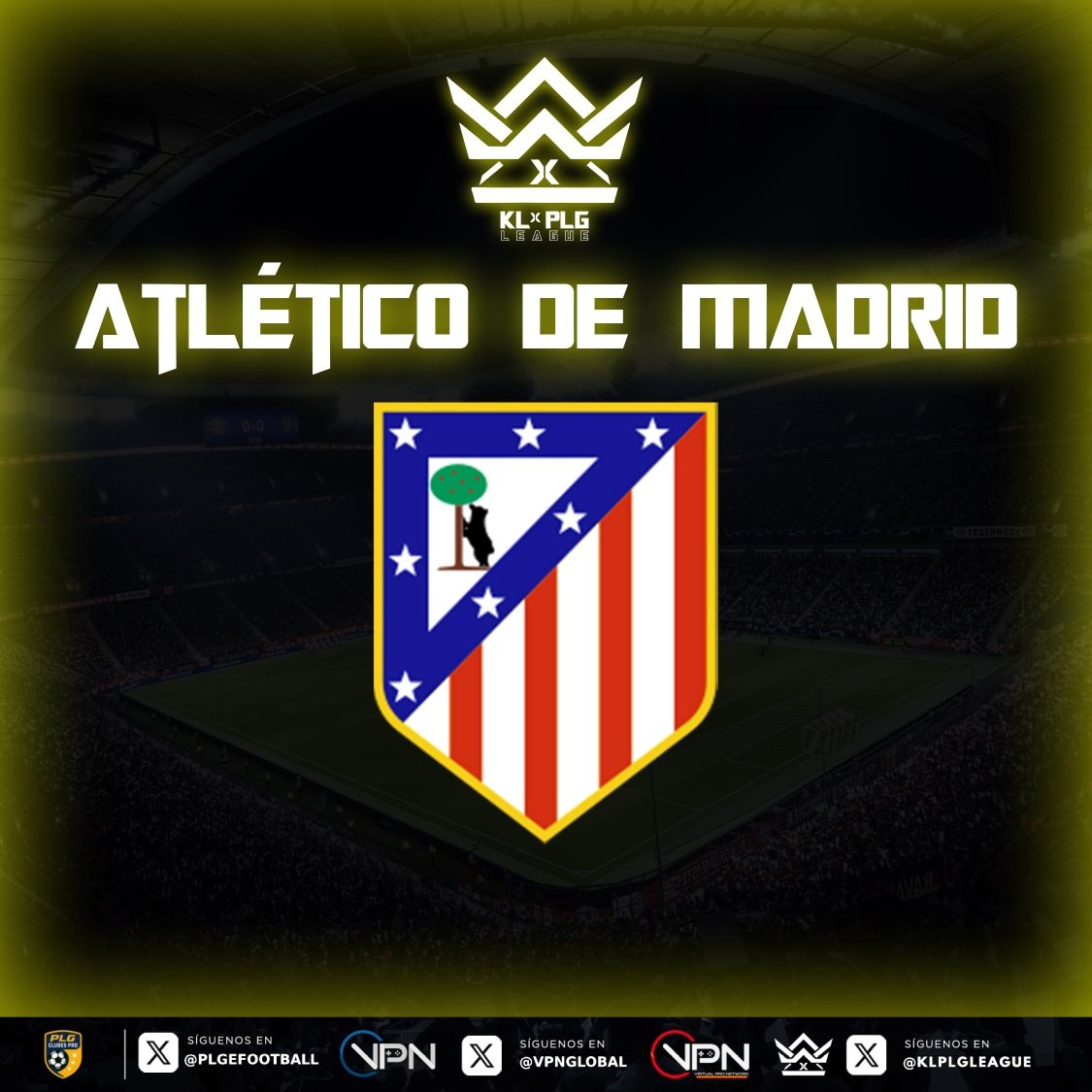 Moratismo_'s tweet photo. Buscamos colchoneros para representar al Atlético de Madrid en la @KLPLGLeague.
Requisitos:
- Ser aficionado del Atlético de Madrid
- Tener PS5 (ponen el FIFA gratis ahora en el Plus), PC o Xbox
- No ser comunista (obligatorio) 

@_chocolate3000 @AyudasClubesPro @RTGamingEsp https://t.co/vsVlvZ4tRJ