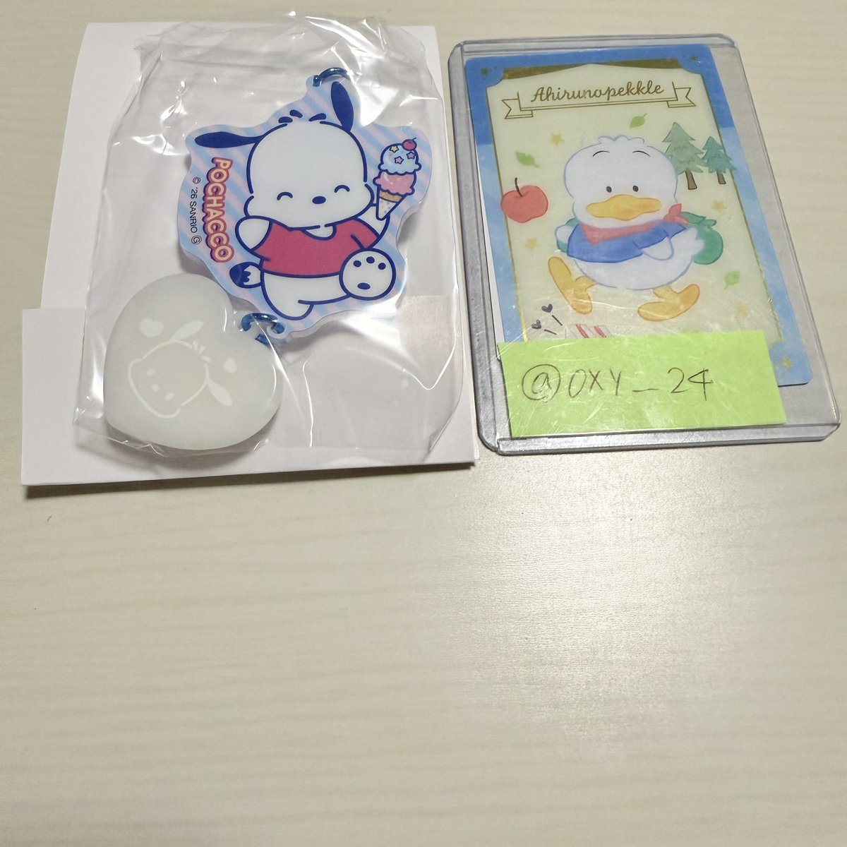 oxy__24's tweet photo. サンリオ アクリルチャーム コンビニ ファミマ ローソン ファミリーマート 交換

【譲】ポチャッコ
【求】あひるのペックル

郵送または名古屋手渡し（要相談）
お気軽にお声掛けください🌼 https://t.co/EikfiMLNML