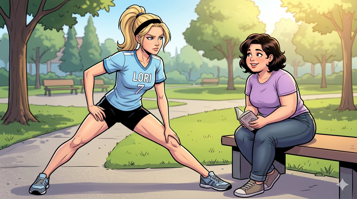 DreamWeaverCmx's tweet photo. 🚨 "MY FIT FRIEND" IS COMPLETE! 🚨

Lori and Jane's full journey from soccer fields to 350-pound queen is officially finished! The grand finale and the ultimate twist are now live! 👑🍕

Read it all here:
🎨 DeviantArt: https://t.co/CxfsOjOkuT
💖 Patreon: https://t.co/Ce5xNkWhSC https://t.co/DFbSBmEVaD