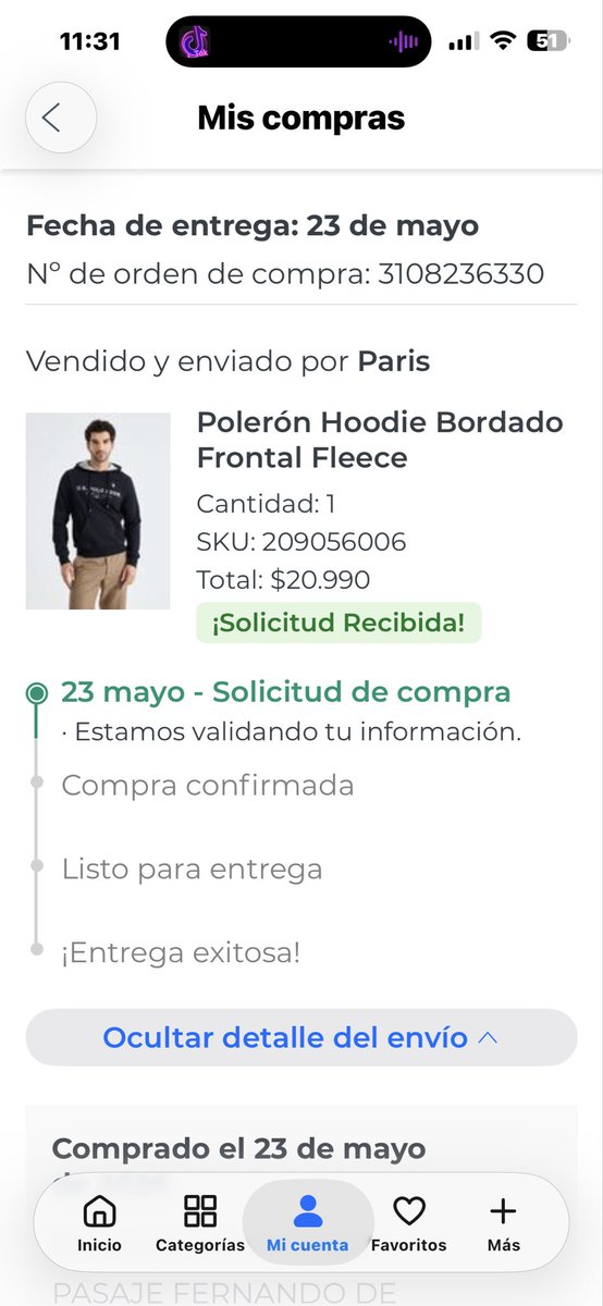 pablosayen's tweet photo. @tiendas_paris ofrecen productos que no tienen no avisan nada. no te ofrecen alguna alternativa o el mismo descuento por otro producto parecido publicidad engañosa https://t.co/yovnZRZ1Zs