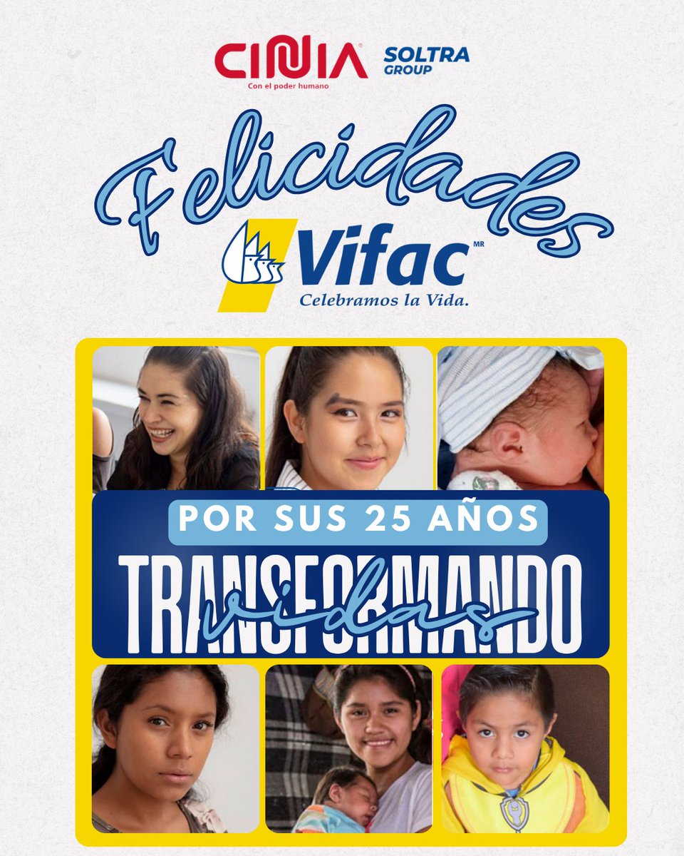 CINIADEMEXICO's tweet photo. Celebramos con admiración el 25° aniversario de una organización que ha brindado acompañamiento, protección y esperanza a mujeres embarazadas en situación vulnerable
En CINIA 🐞 reconocemos su impacto y compromiso social.¡Felicidades, @vifac por 25 años de impacto y compromiso!✨ https://t.co/jokkmeCMyy