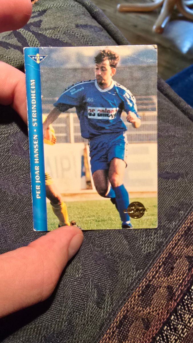 oyvind36's tweet photo. Ting man finner når man rydder.

Per Joar Hansen, Strindheim, 1995(?)

Spenstig valg av hobby https://t.co/akFKmz2zIV