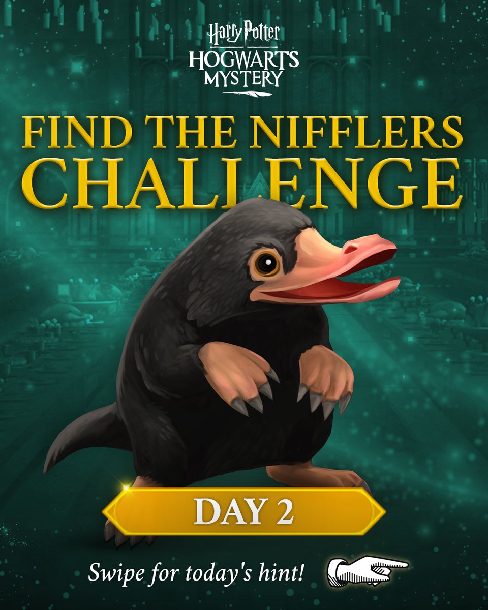 HogwartsMystery's tweet photo. Another Niffler has been spotted at Hogwarts! Can you find it and collect the reward?

Play now: https://t.co/zk5jFxnBeB https://t.co/iloKv4kRi4