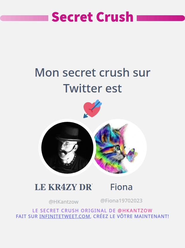 HKantzow's tweet photo. Mon secret crush sur Twitter est @Fiona19702023

➡️ https://t.co/I2Ba4MtqXE https://t.co/5JtFgAdGf9