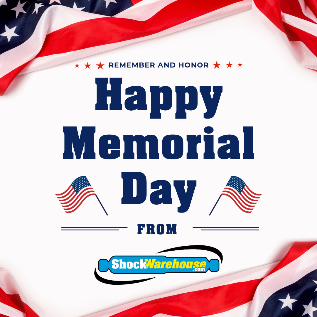 Shockwarehouse's tweet photo. With gratitude in our hearts, we remember the courage and sacrifice of our nation's heroes. Wishing you a peaceful Memorial Day from all of us at Shockwarehouse. 
#MemorialDay #HonorAndRemember #Shockwarehouse https://t.co/ZtT33F2nD9