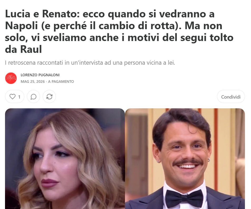 GRANDE FRATELLO VIP 2026 - FANPAGE tweet media