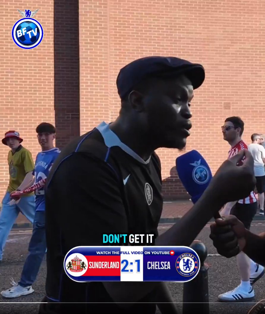 RubixSAFC's tweet photo. Just me casually rocking up in the background of a Chelsea fans video after the game #SAFC https://t.co/imGXQDyhyv