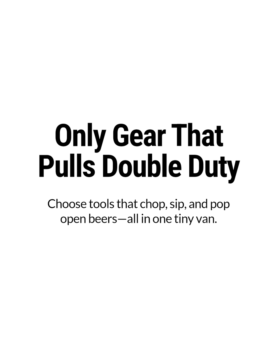 defiancetools's tweet photo. When space is a luxury, only the smartest gear makes the cut.

A folding knife that doubles as a screwdriver. A French press that fits in your palm. Every inch counts in a tiny van — so pack gear that earns its spot. https://t.co/MLtXl2XlNm
